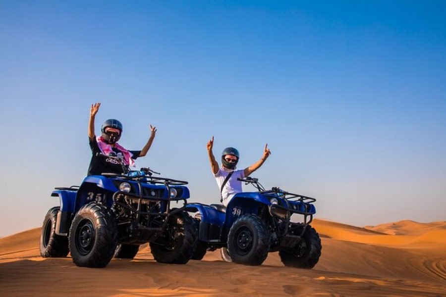 Dubai Red Dunes Desert Safari, Sandsurf, Camel & Quad Bike Option